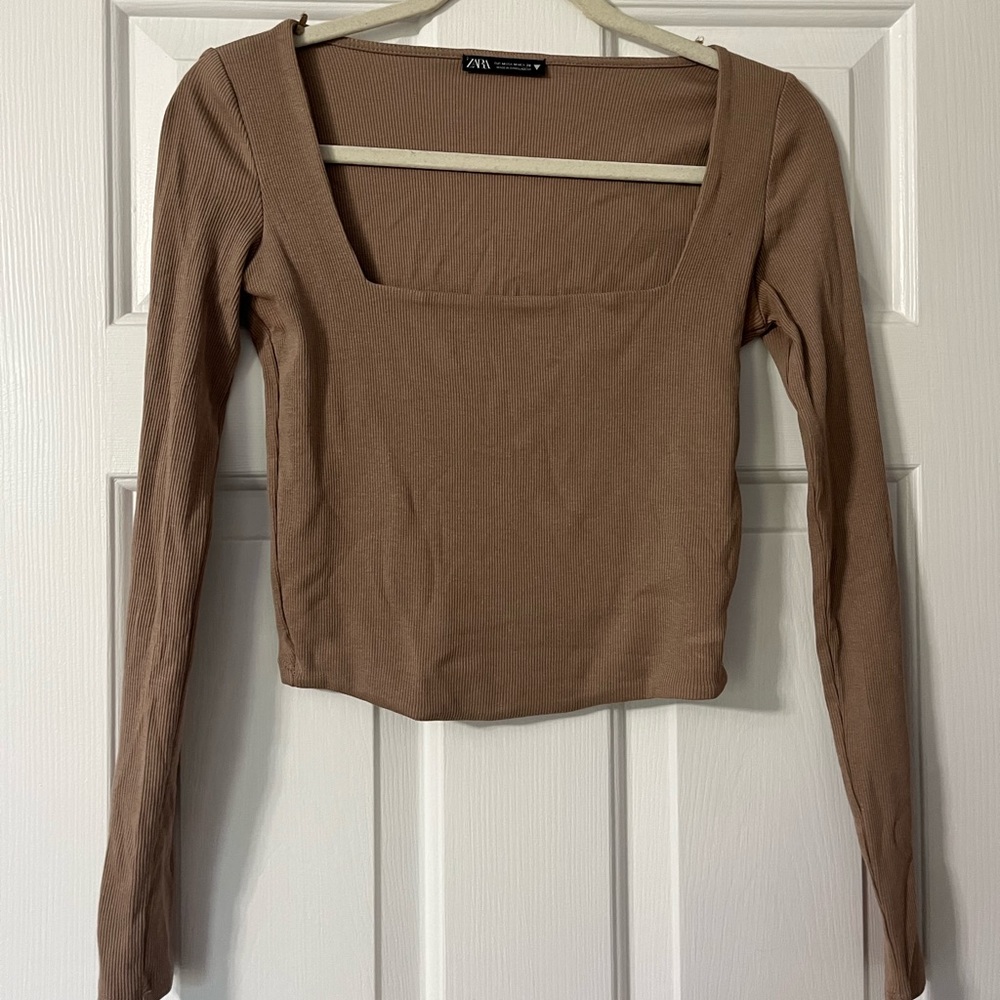 Zara top, square neck